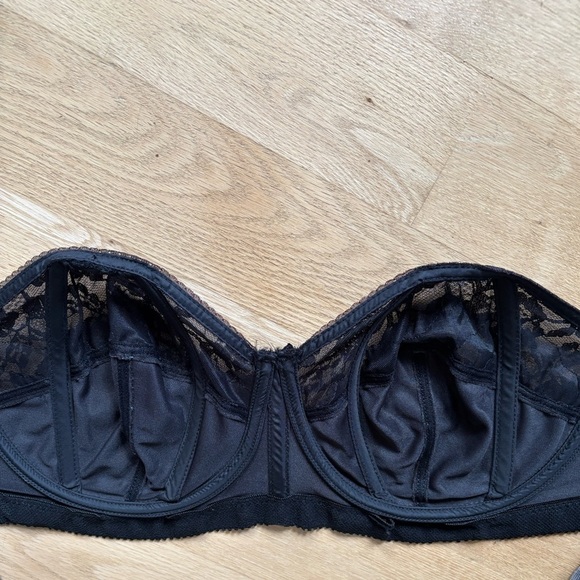 Vintage Goddess ILGWU I Owe It All To Strapless Underwire Bra Size 38D - Picture 8 of 10